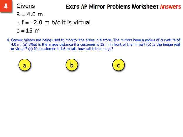 AP Extra Mirror Probs Answers.007-001